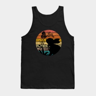 Rabbit silhouette Tank Top